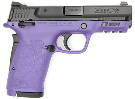 This pistol has been sent off for a professionally applied <strong>Purple</strong> Cerakote finish to the Frame. . Smith and wesson ez purple